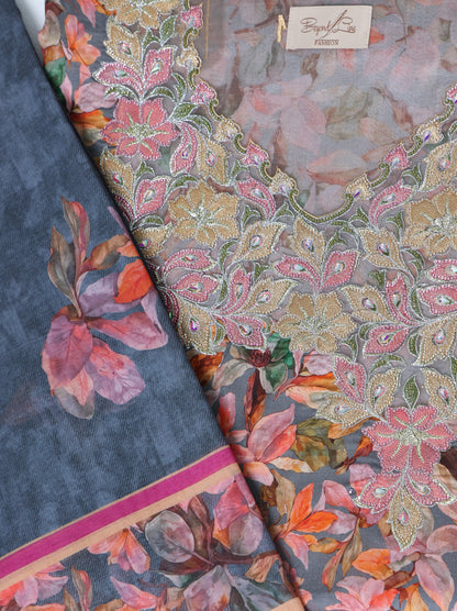 Graphite Coral Kaftan
