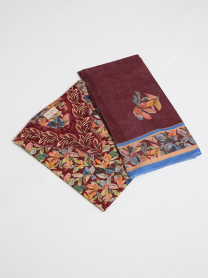 Burgundy Botanical Kaftan
