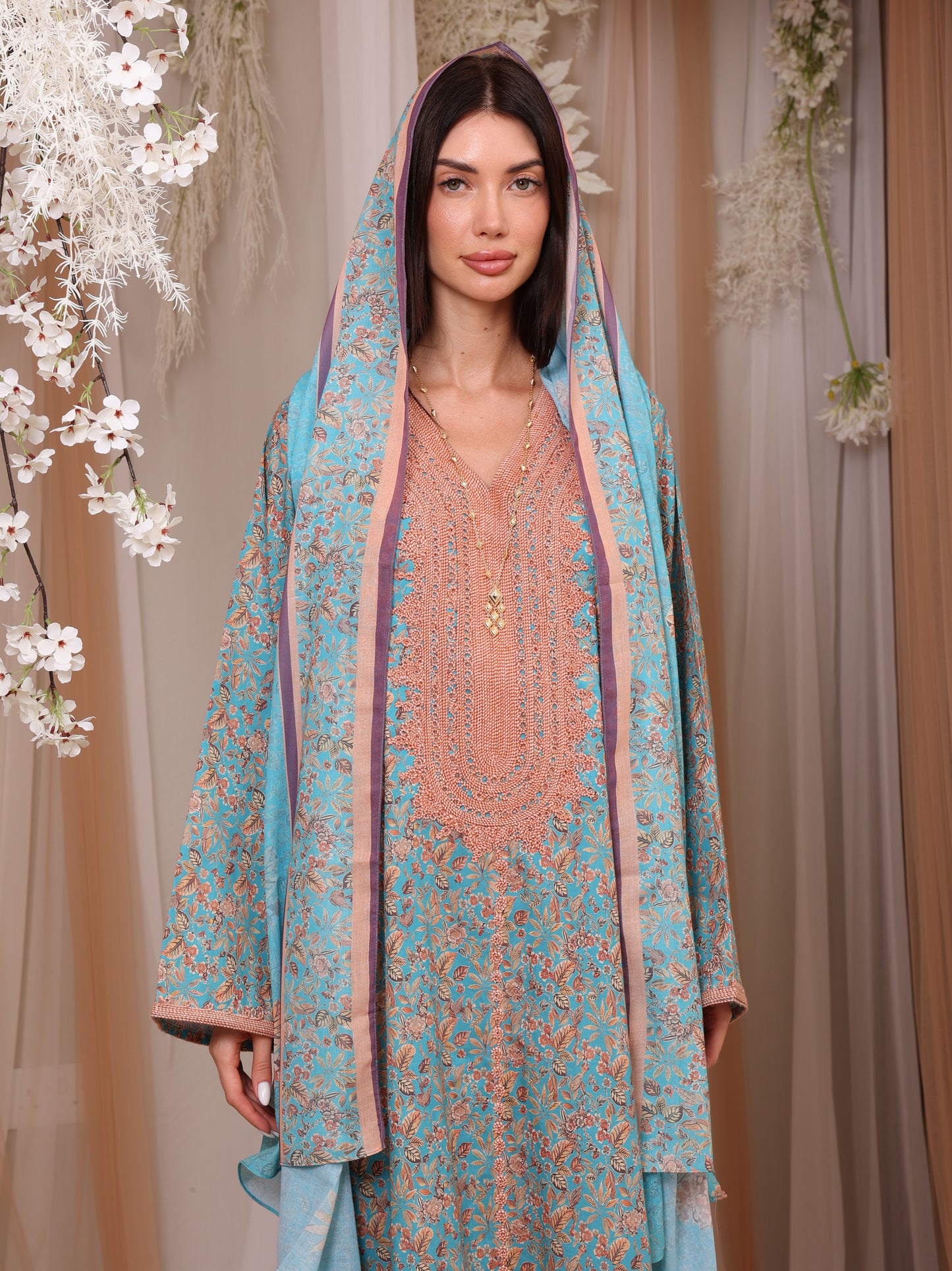 Amber Azure Kaftan