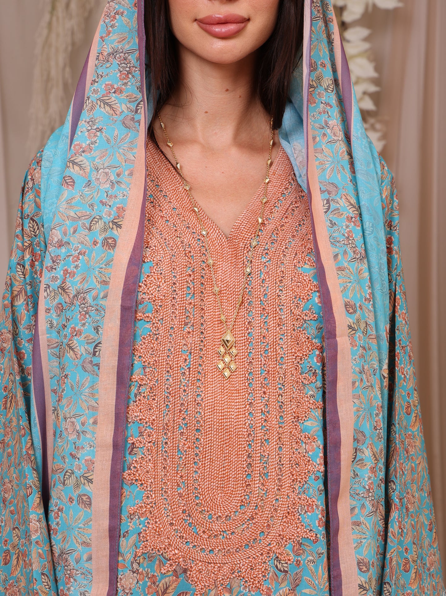 Amber Azure Kaftan