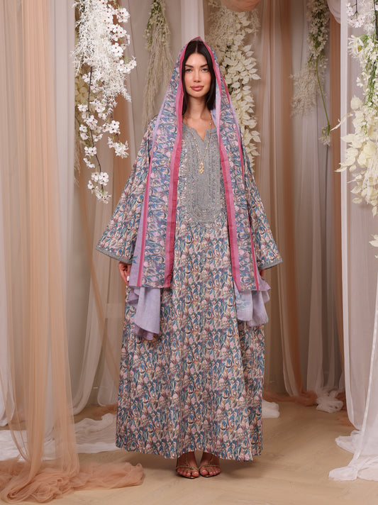 Sapphire Orchid Kaftan