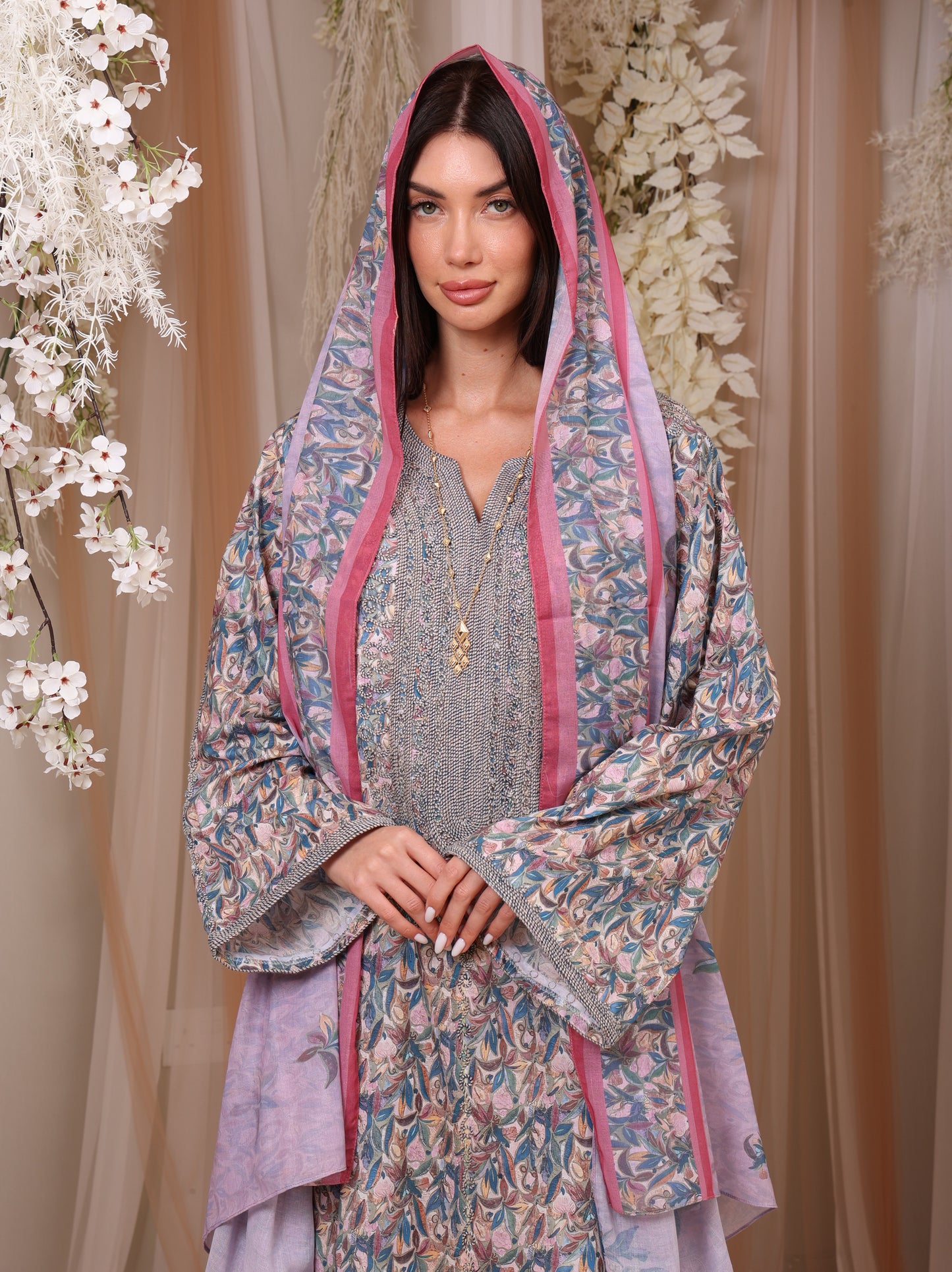 Sapphire Orchid Kaftan