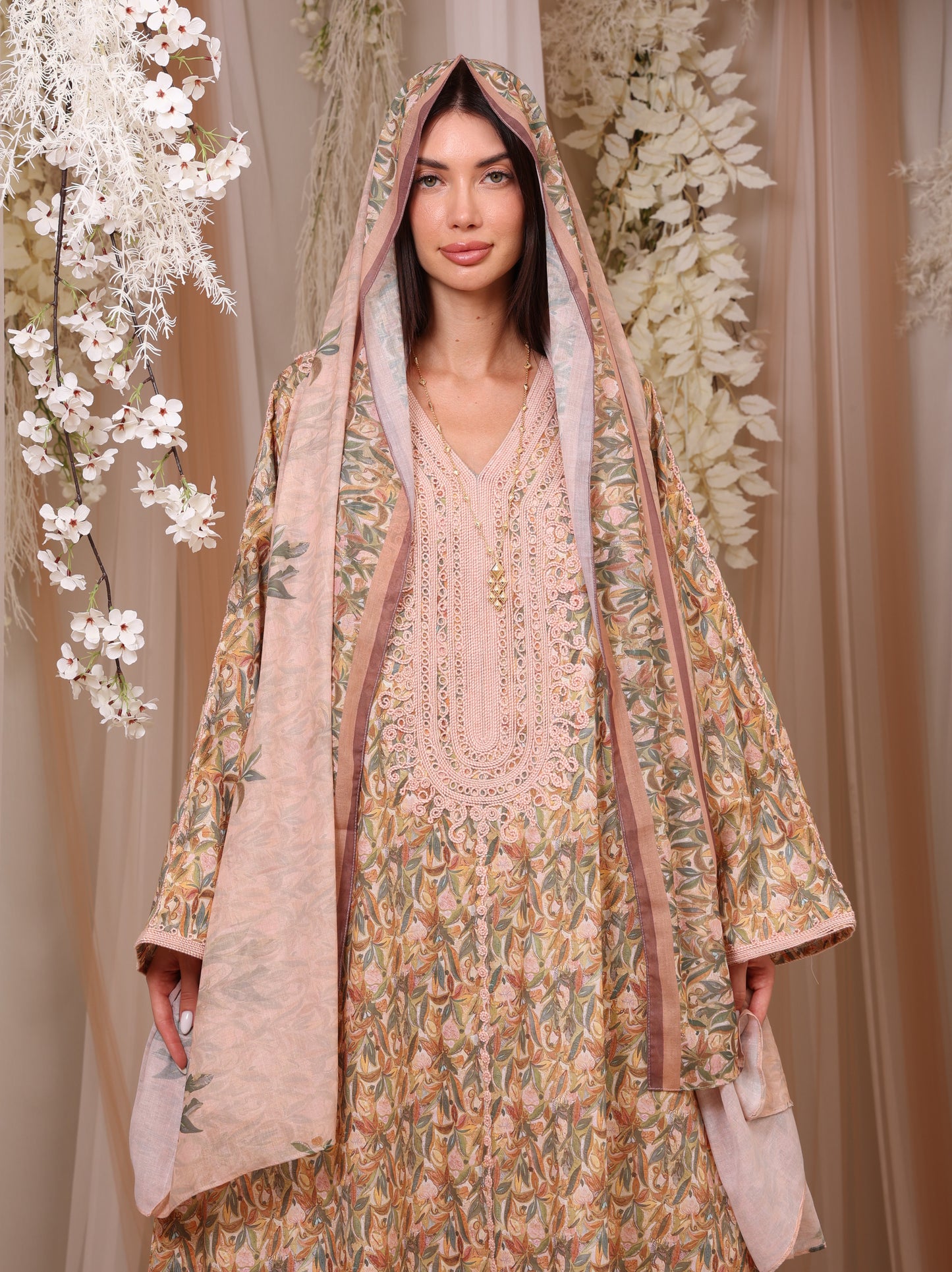 Blush Botanical Kaftan