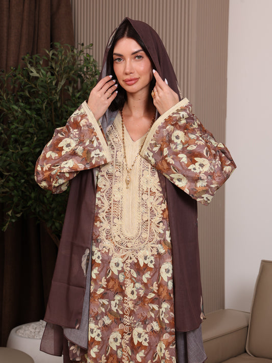 Cocoa Blossom Kaftan