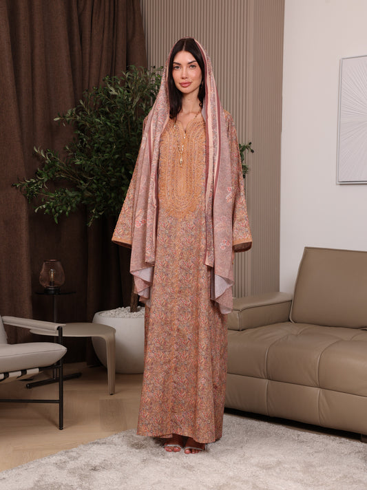 Terracotta Tulip Kaftan