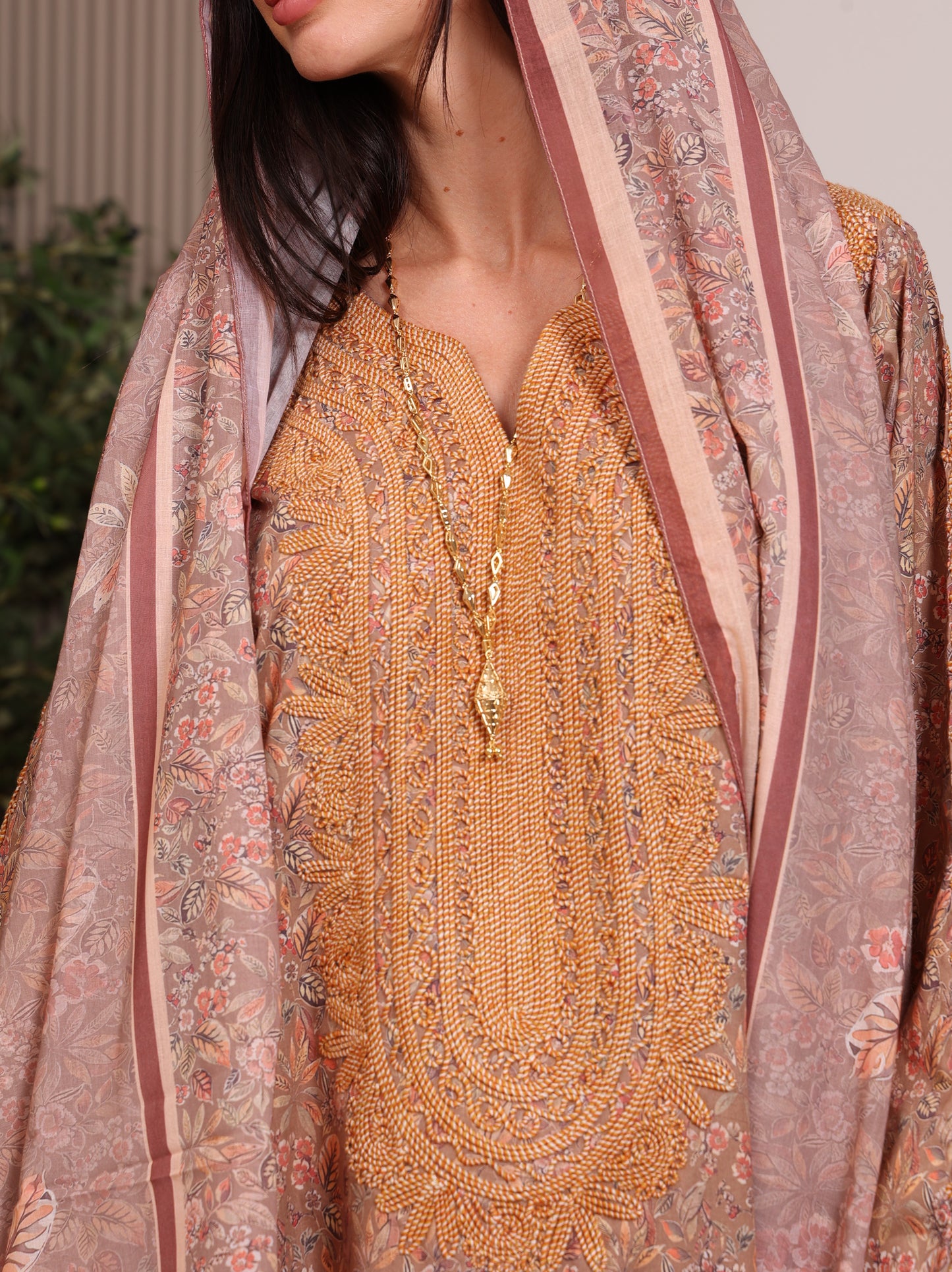 Terracotta Tulip Kaftan