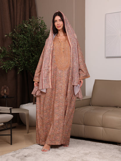 Terracotta Tulip Kaftan