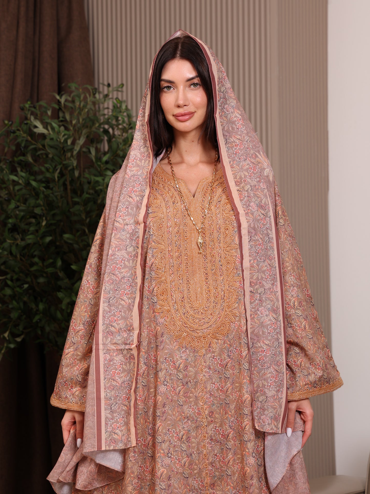 Terracotta Tulip Kaftan
