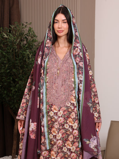 Claret Garden Kaftan