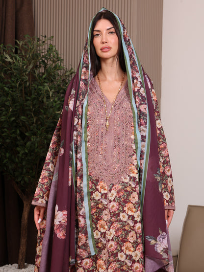 Claret Garden Kaftan