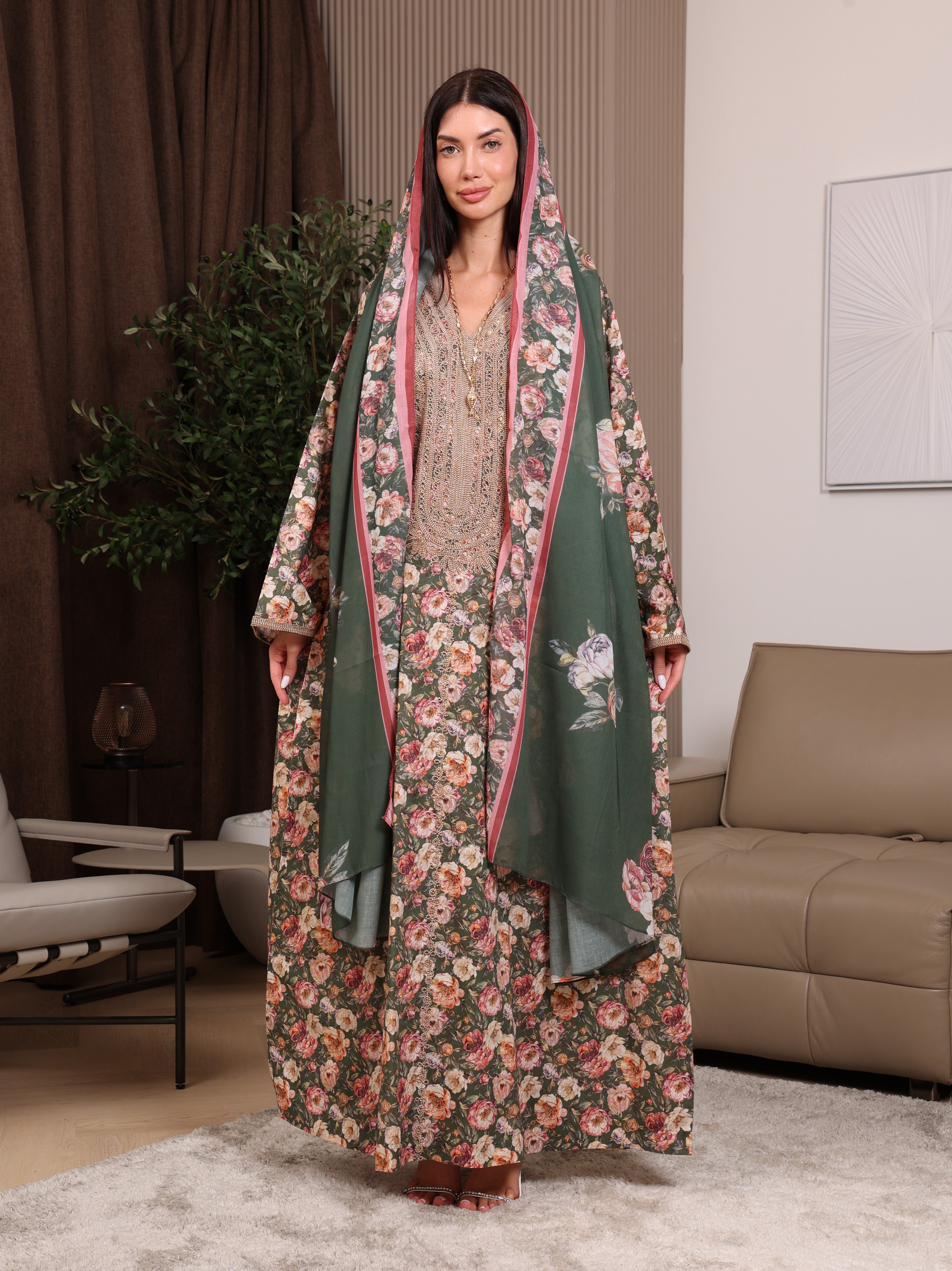 Forest Flora Kaftan