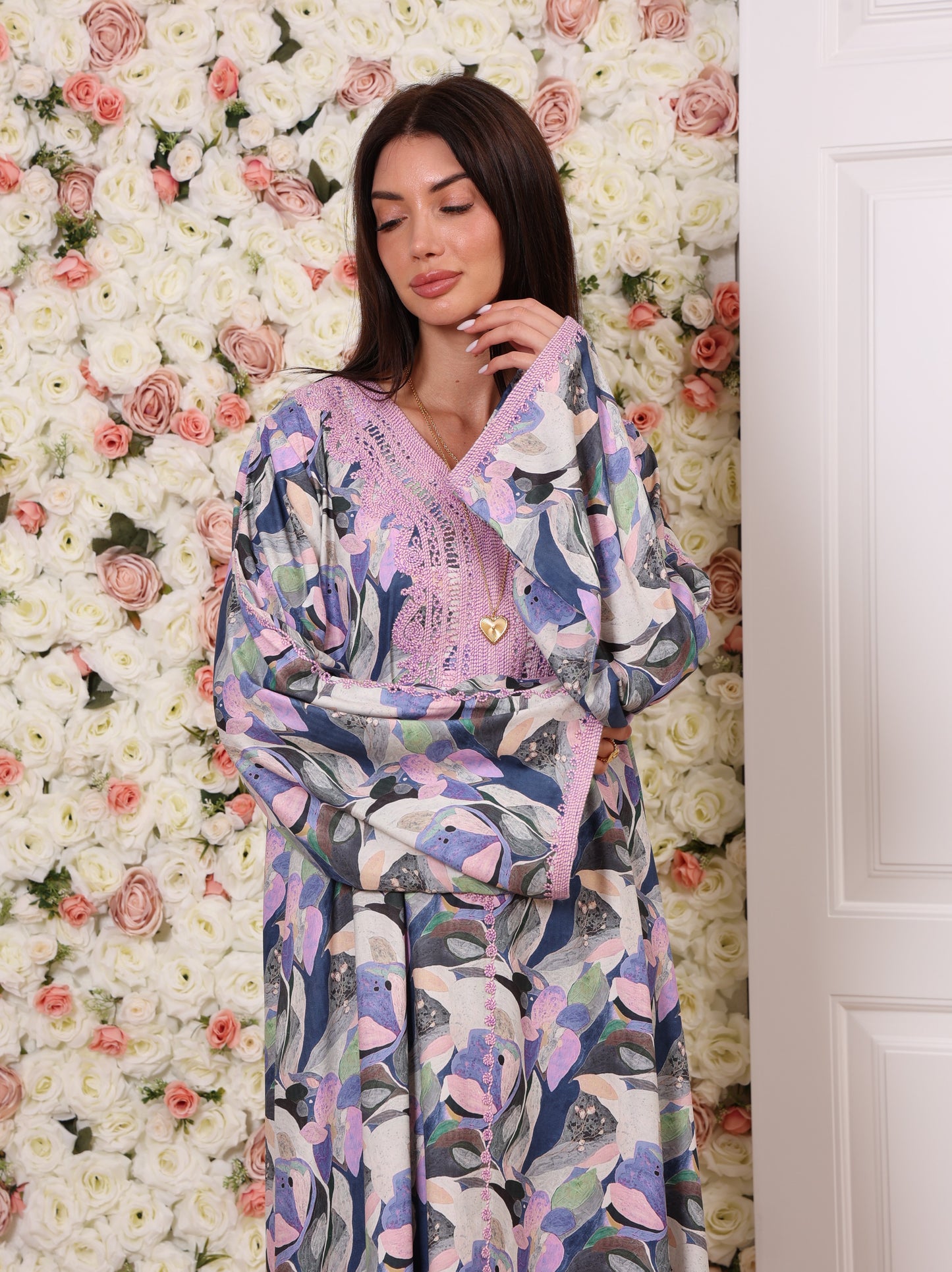 Lavender Lotus Kaftan