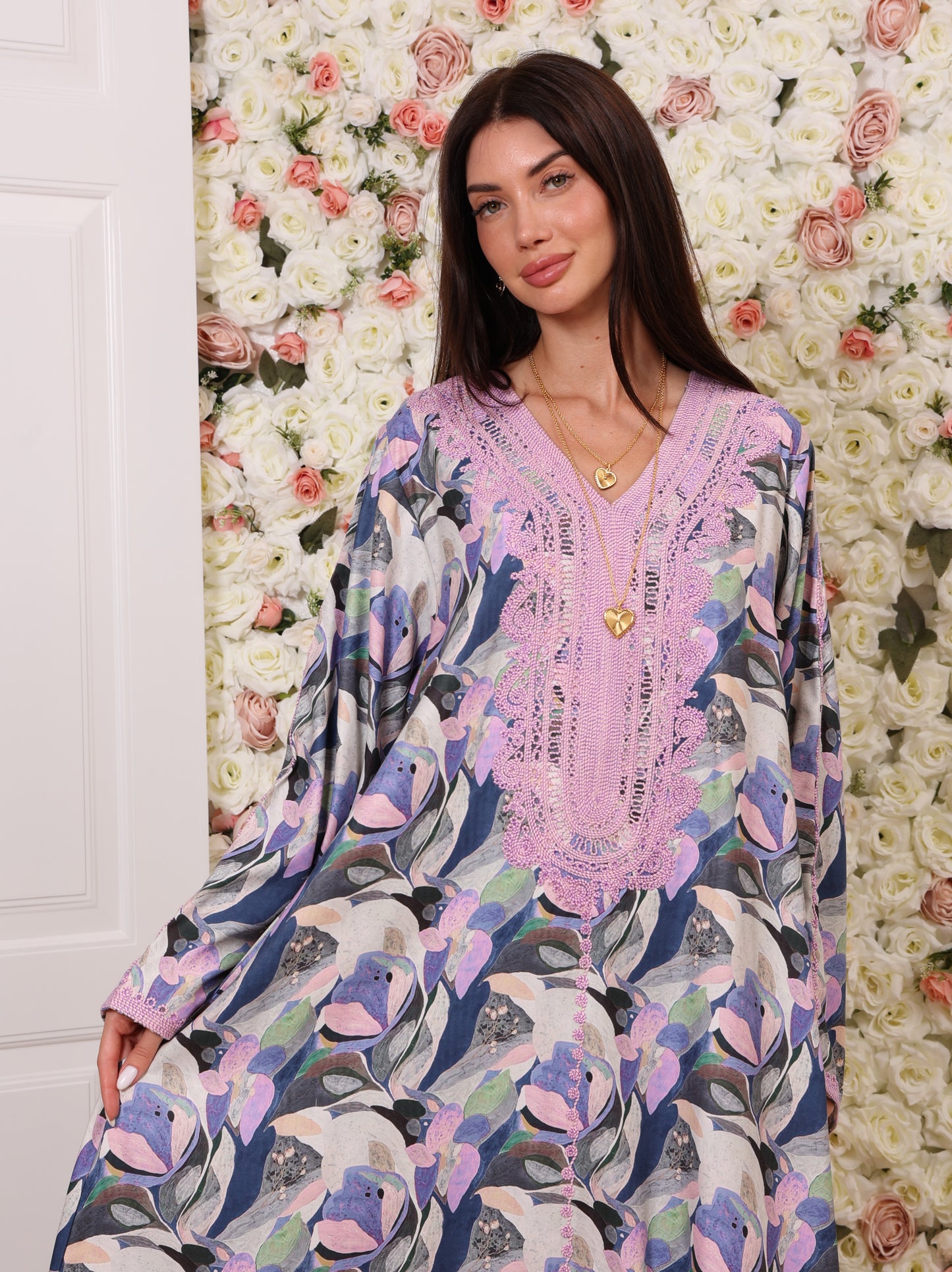 Lavender Lotus Kaftan
