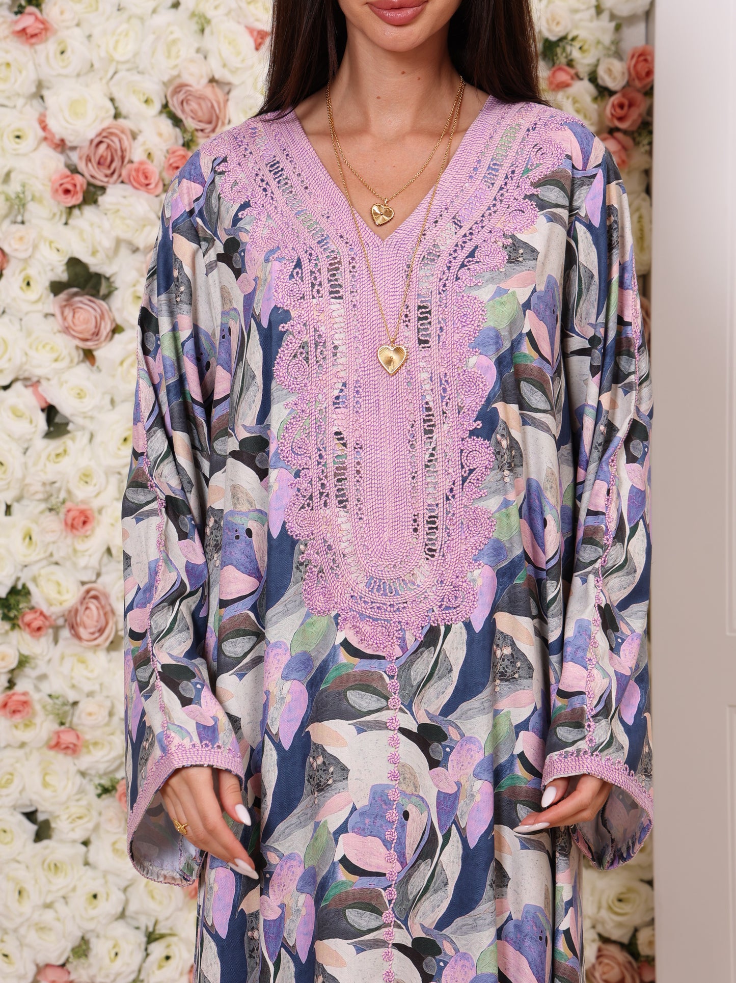 Lavender Lotus Kaftan