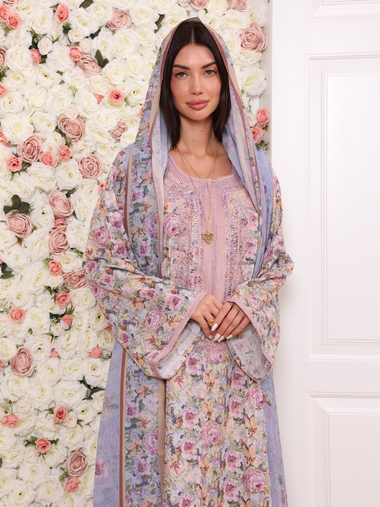 Periwinkle Petal Kaftan