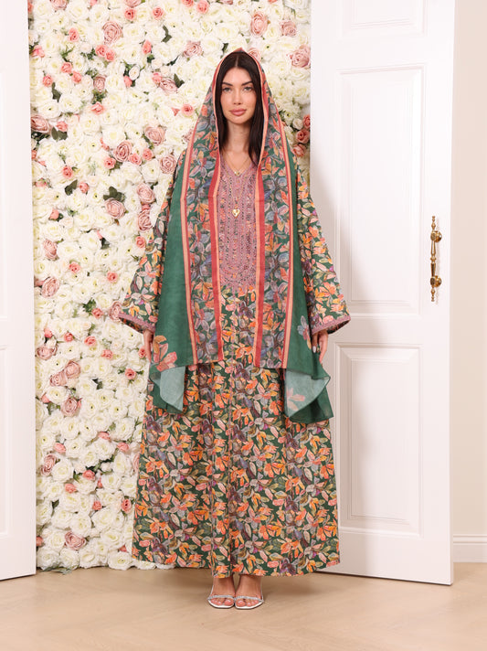 Emerald Autumn Kaftan