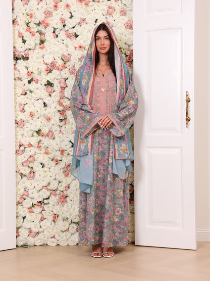 Sky Peony Kaftan