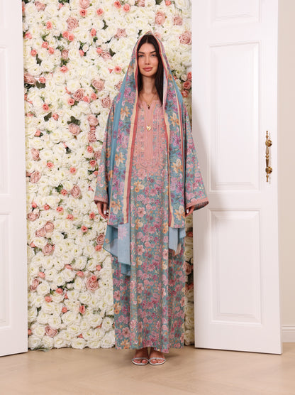 Sky Peony Kaftan