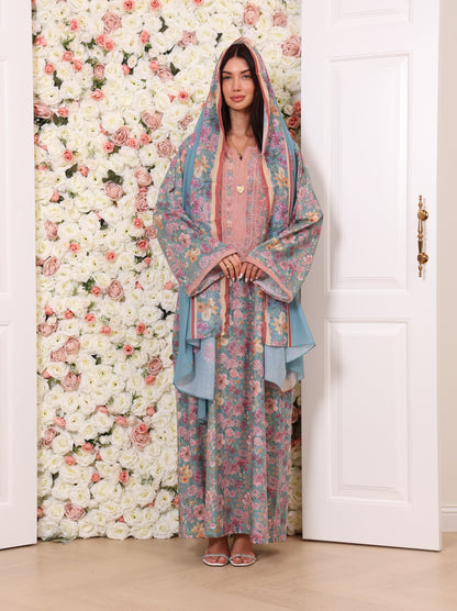 Sky Peony Kaftan