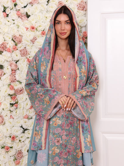 Sky Peony Kaftan
