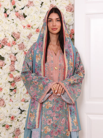 Sky Peony Kaftan
