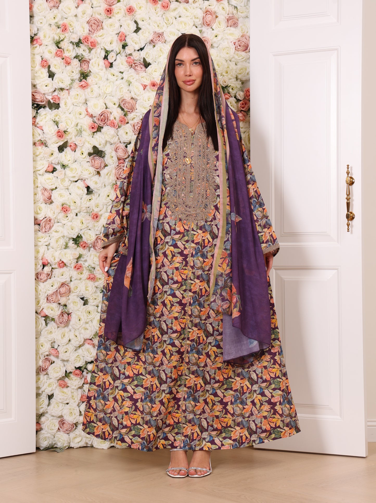 Violet Orchard Kaftan
