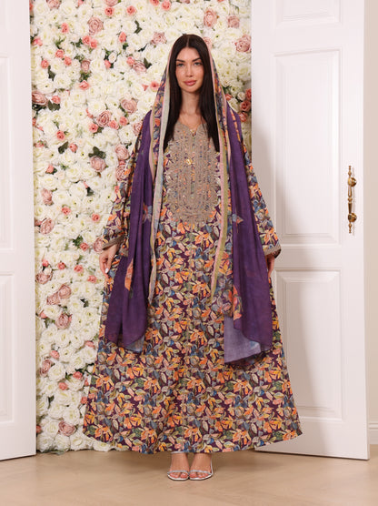 Violet Orchard Kaftan