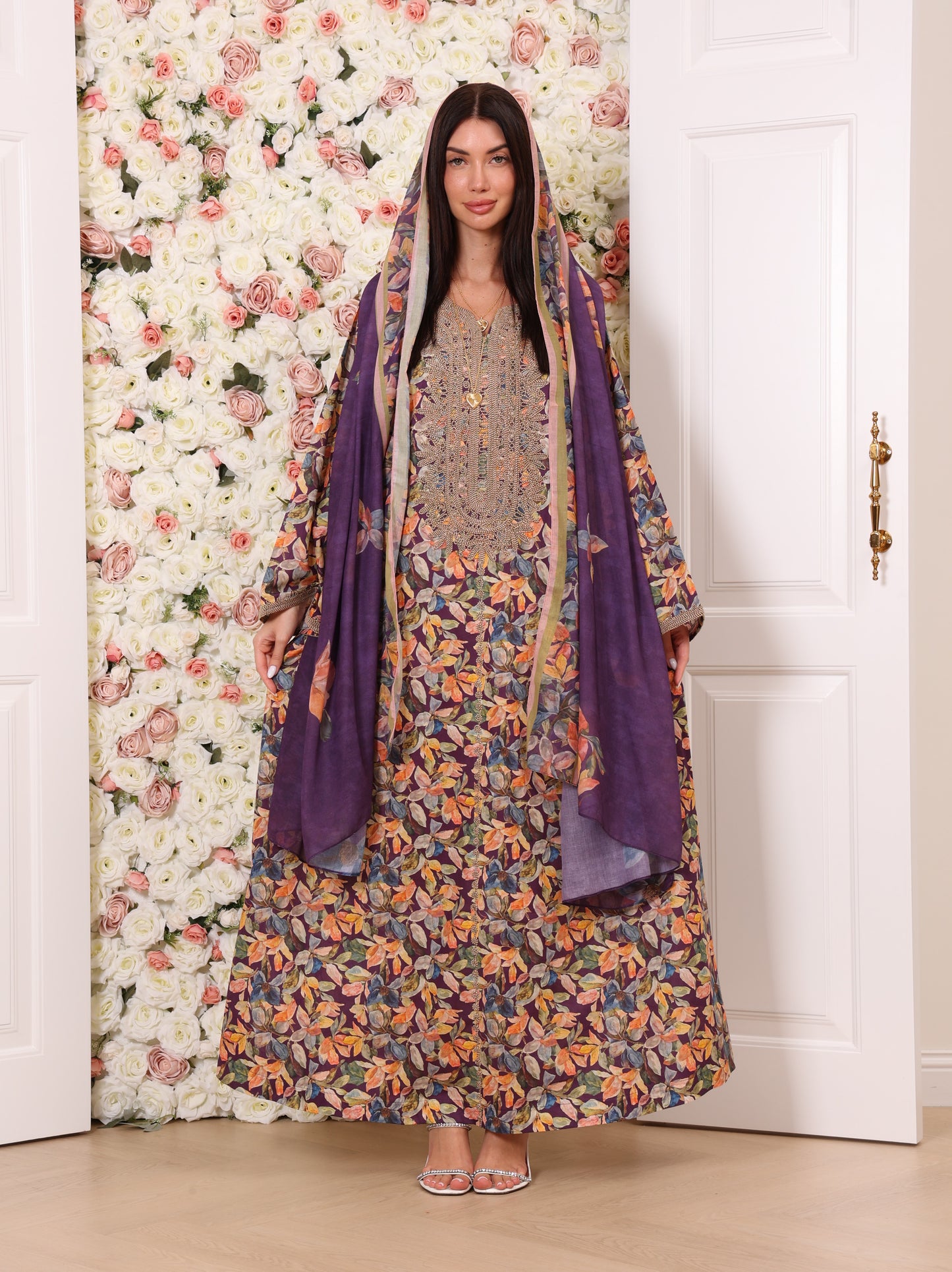 Violet Orchard Kaftan