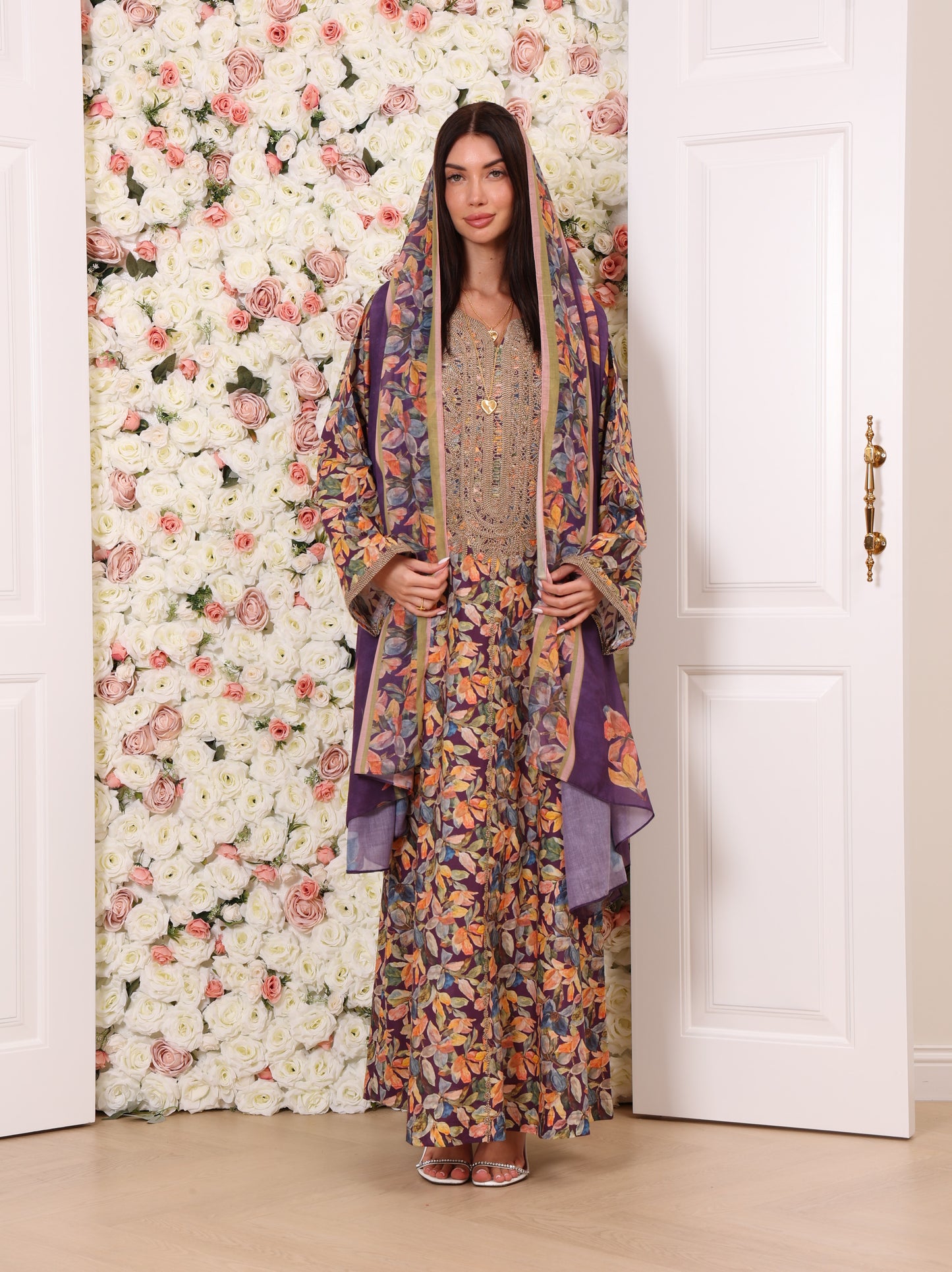 Violet Orchard Kaftan