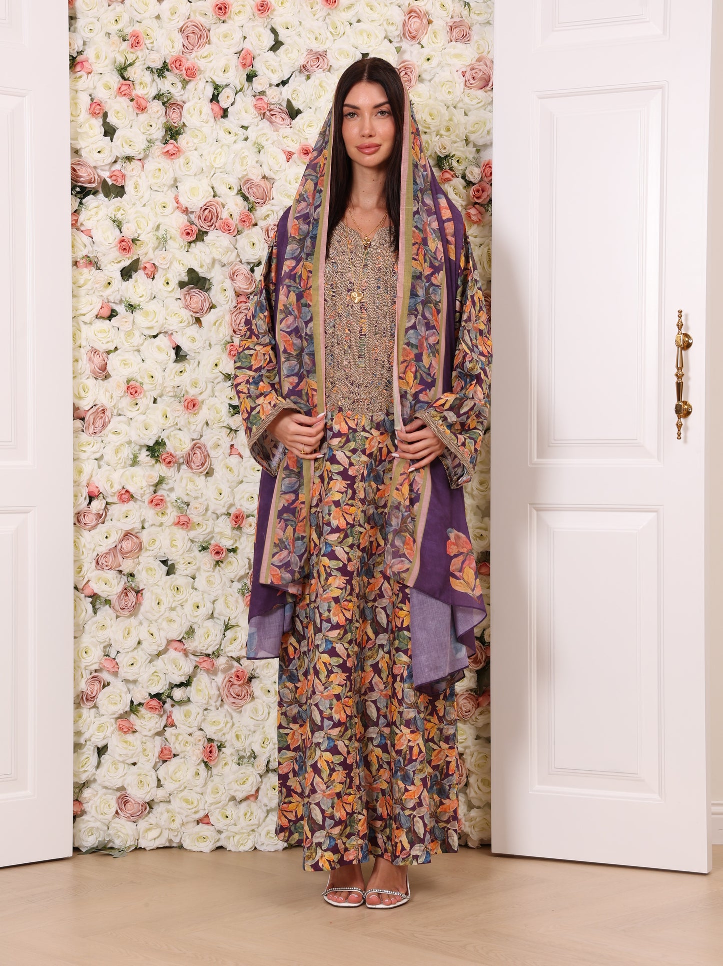 Violet Orchard Kaftan