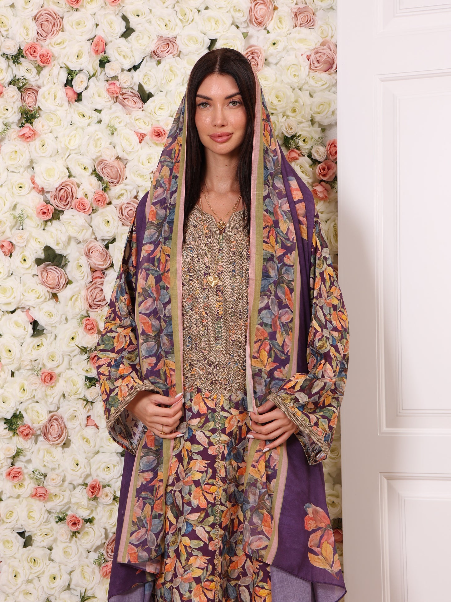 Violet Orchard Kaftan