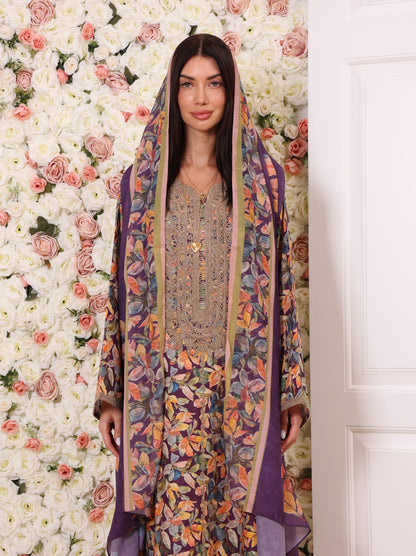 Violet Orchard Kaftan