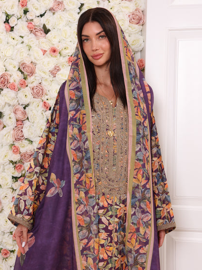 Violet Orchard Kaftan