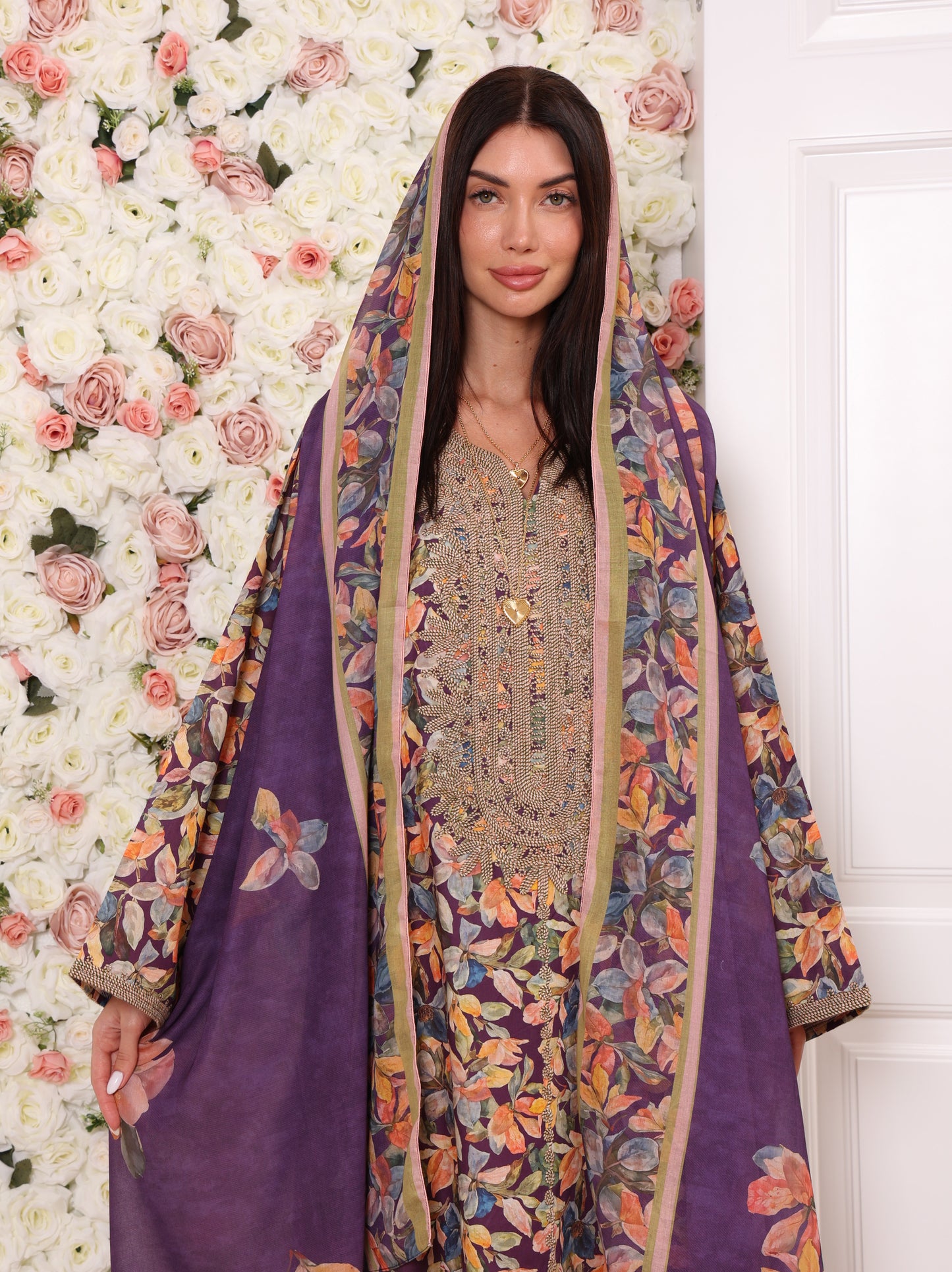 Violet Orchard Kaftan