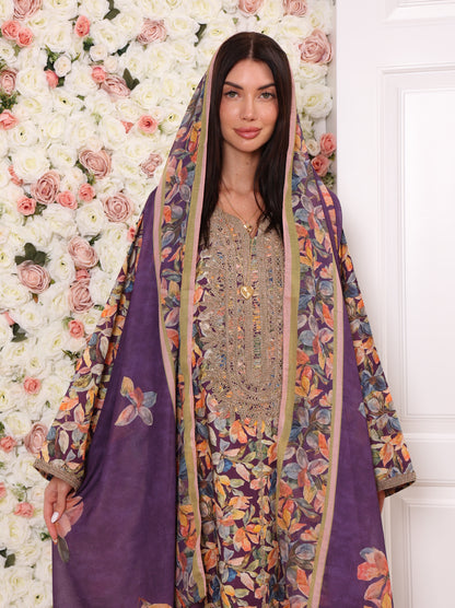 Violet Orchard Kaftan