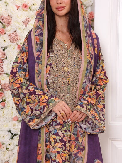 Violet Orchard Kaftan