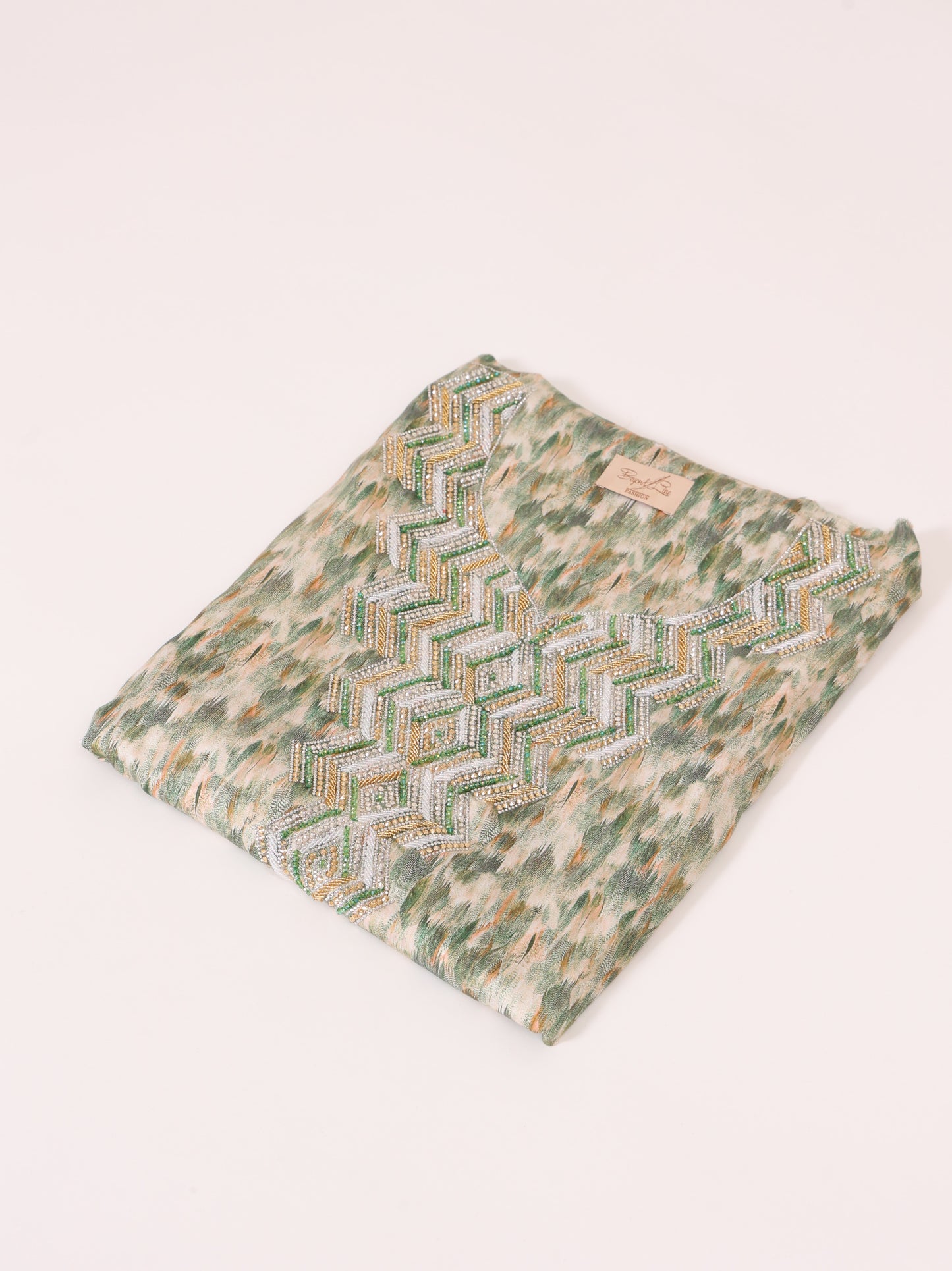 Sage Chevron Kaftan