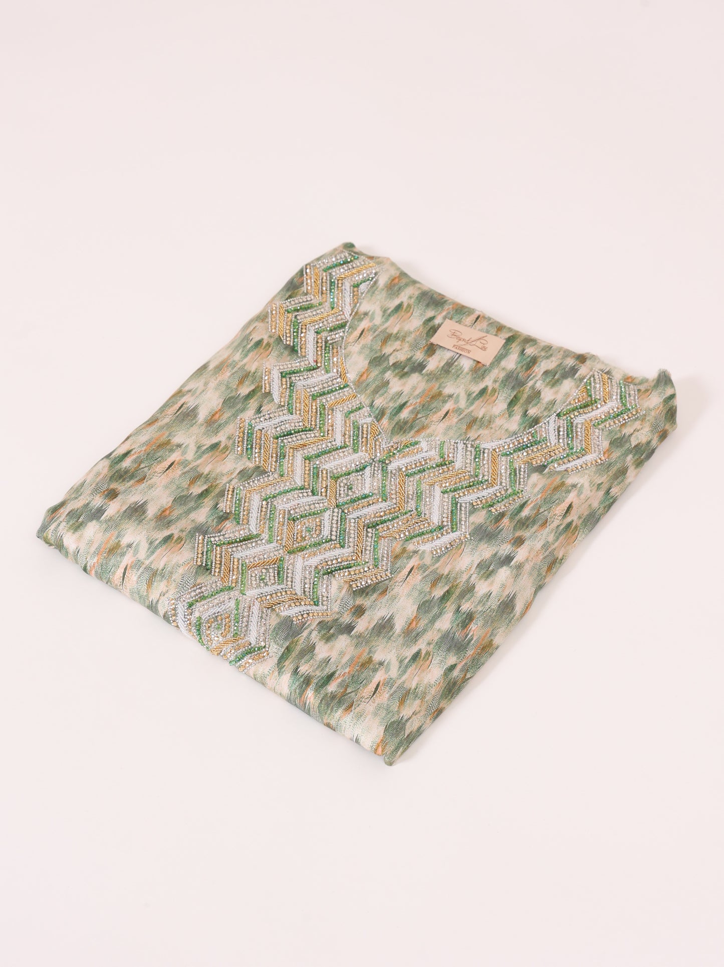Sage Chevron Kaftan