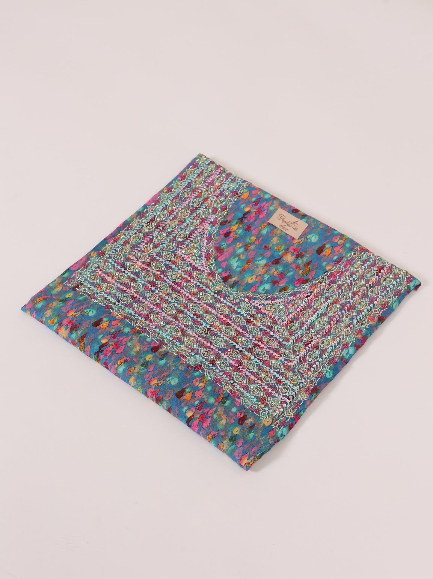 Azure Raindrop Kaftan