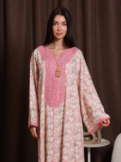 Blush Marble Kaftan