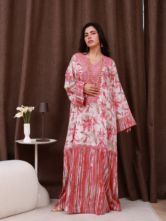 Saffron Ember Kaftan