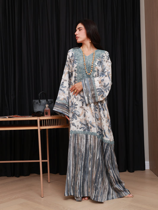 Olive Mist Kaftan