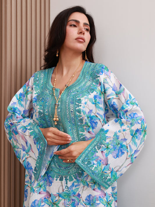 Waves of Serenity Kaftan