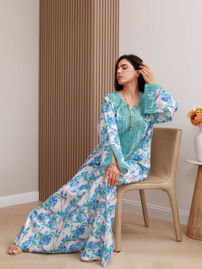 Waves of Serenity Kaftan
