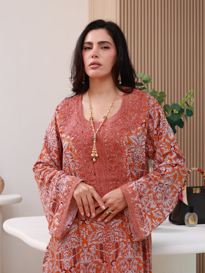 Ember Bloom Kaftan
