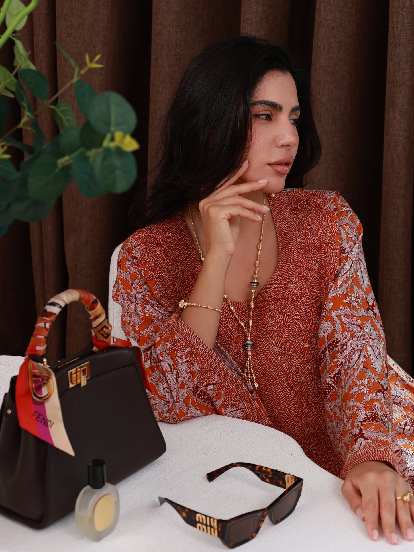 Ember Bloom Kaftan