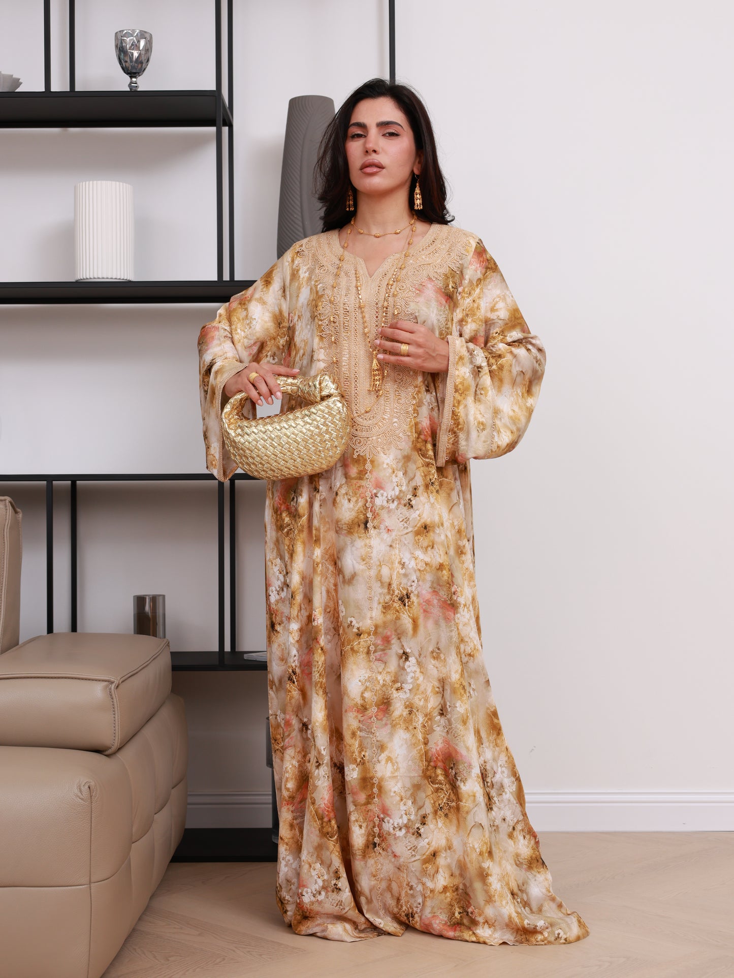 Golden Aura Kaftan