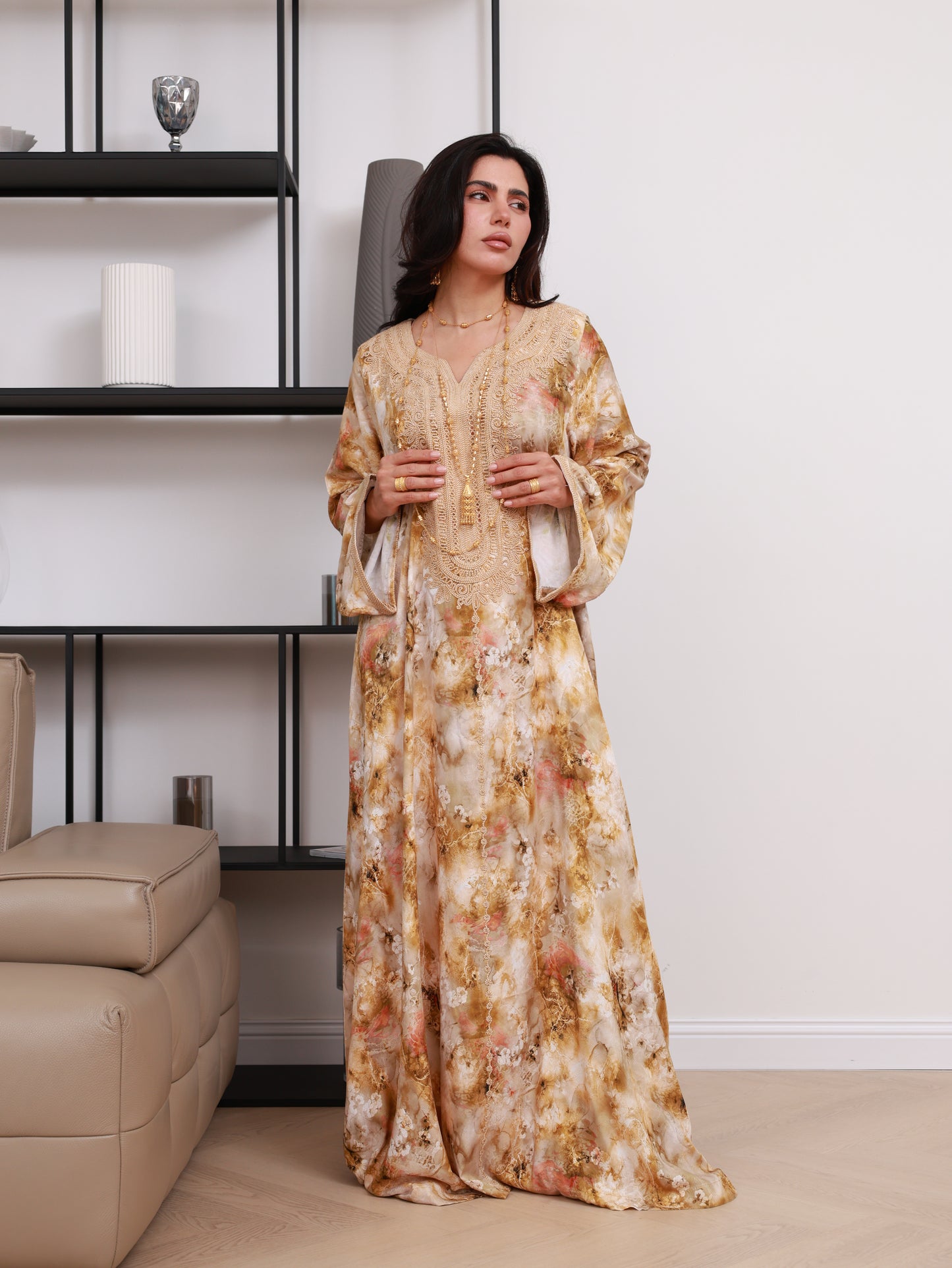 Golden Aura Kaftan