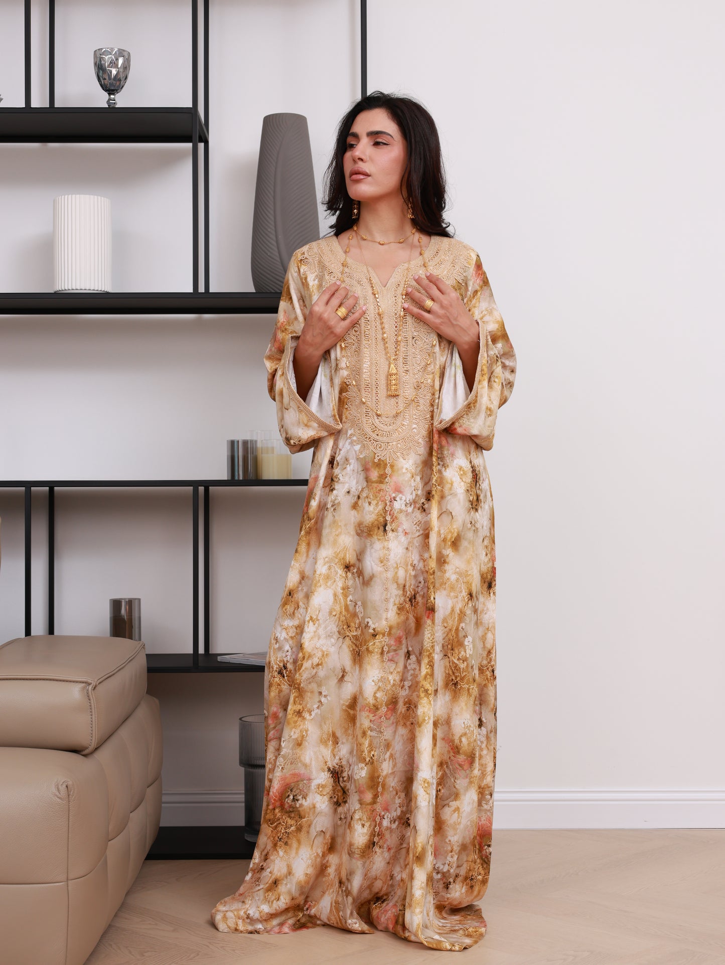 Golden Aura Kaftan