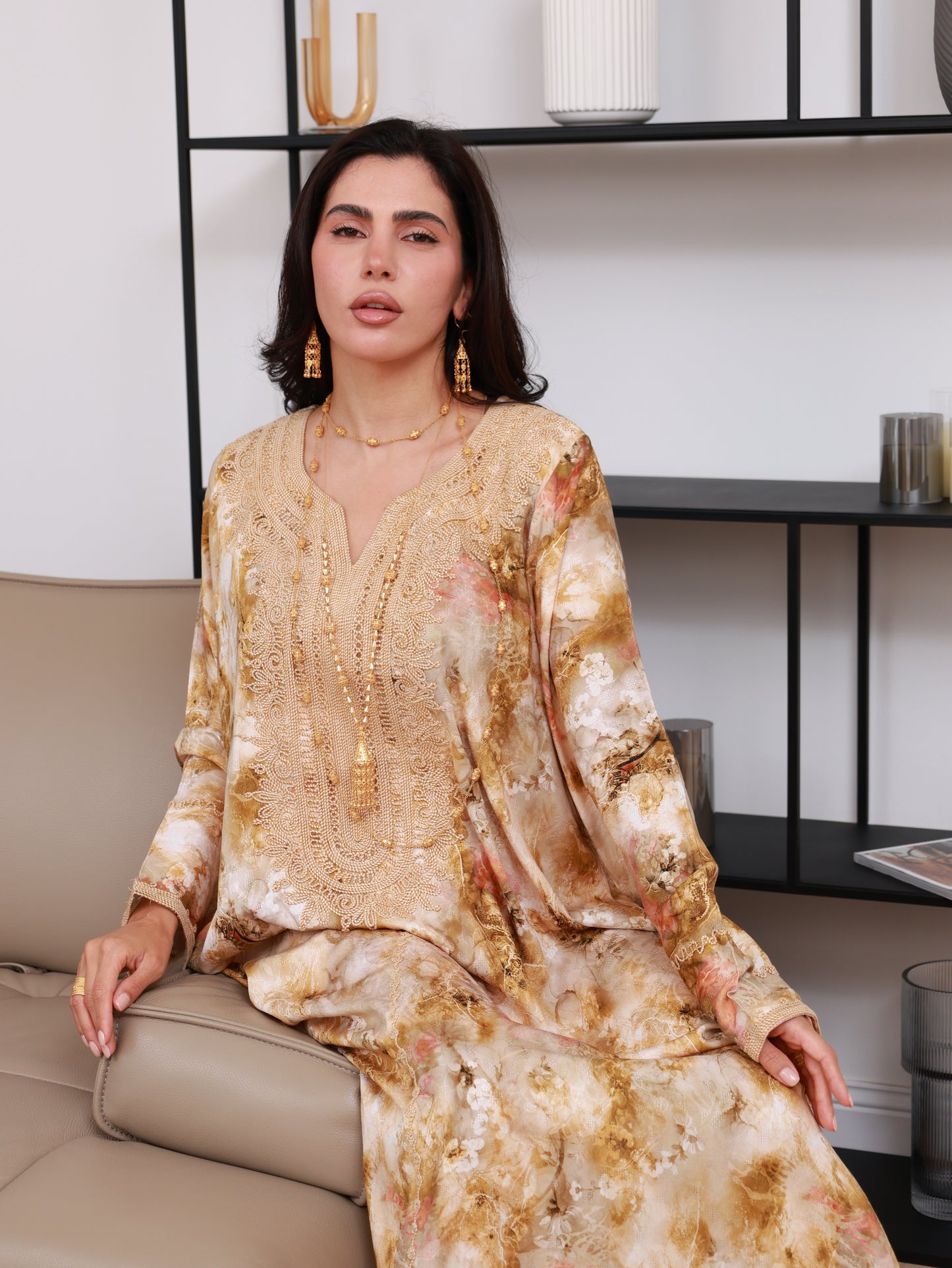 Golden Aura Kaftan